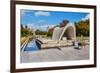 Memorial Cenotaph in Hiroshima Peace Park-coward_lion-Framed Photographic Print