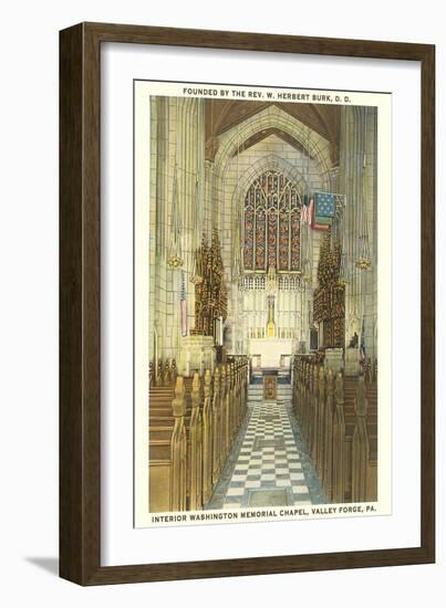 Memorial Chapel, Valley Forge-null-Framed Art Print