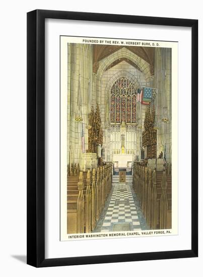 Memorial Chapel, Valley Forge-null-Framed Art Print