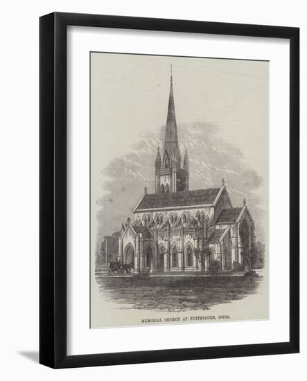 Memorial Church at Futteygurh, India-null-Framed Giclee Print