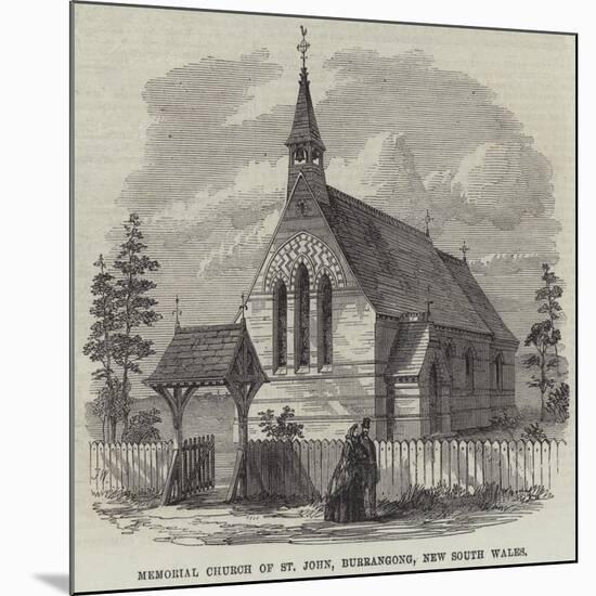 Memorial Church of St John, Burrangong, New South Wales-null-Mounted Giclee Print