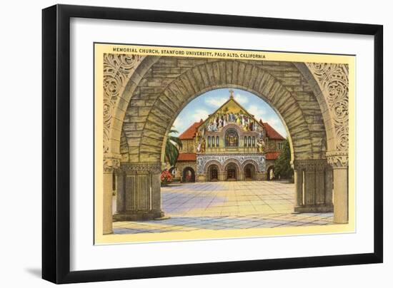 Memorial Church, Stanford-null-Framed Art Print