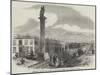 Memorial Column and Statue of Richard Lander, Just Erected at Truro-null-Mounted Giclee Print