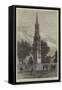 Memorial Cross to the Late Countess of Loudoun at Ashby-De-La-Zouch-null-Framed Stretched Canvas