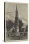 Memorial Cross to the Late Countess of Loudoun at Ashby-De-La-Zouch-null-Stretched Canvas