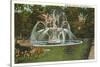 Memorial Fountain, Poughkeepsie, New York-null-Stretched Canvas