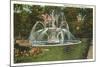 Memorial Fountain, Poughkeepsie, New York-null-Mounted Art Print