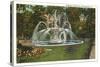 Memorial Fountain, Poughkeepsie, New York-null-Stretched Canvas