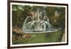 Memorial Fountain, Poughkeepsie, New York-null-Framed Art Print