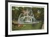 Memorial Fountain, Poughkeepsie, New York-null-Framed Premium Giclee Print