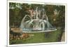 Memorial Fountain, Poughkeepsie, New York-null-Mounted Premium Giclee Print