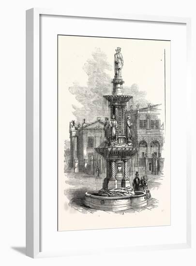 Memorial Fountain to King Alfred-null-Framed Giclee Print