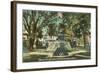 Memorial Gun, Stamford, Connecticut-null-Framed Art Print