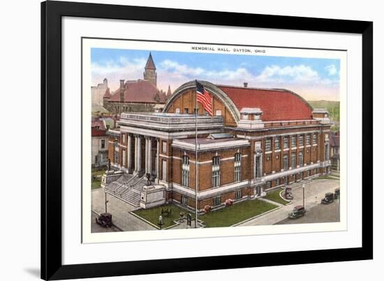 Memorial Hall, Dayton-null-Framed Art Print