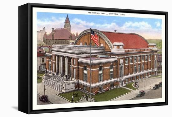 Memorial Hall, Dayton-null-Framed Stretched Canvas