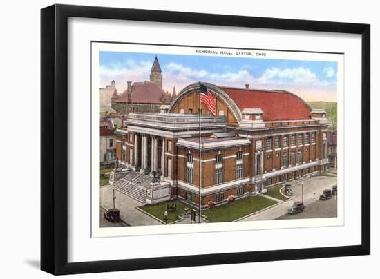 Memorial Hall, Dayton-null-Framed Art Print