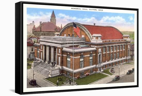 Memorial Hall, Dayton-null-Framed Stretched Canvas