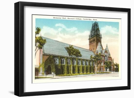 Memorial Hall, Harvard, Cambridge, Mass.-null-Framed Art Print