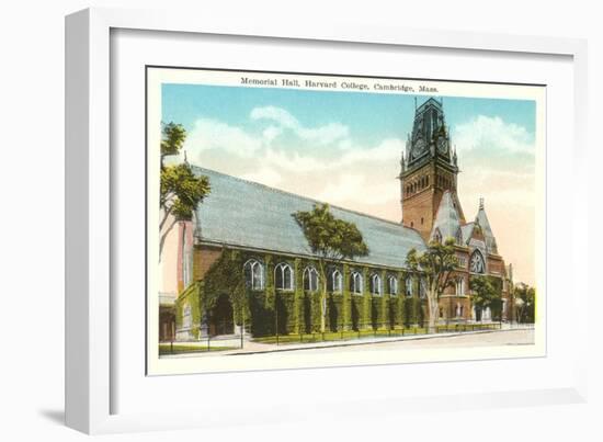 Memorial Hall, Harvard, Cambridge, Mass.-null-Framed Art Print