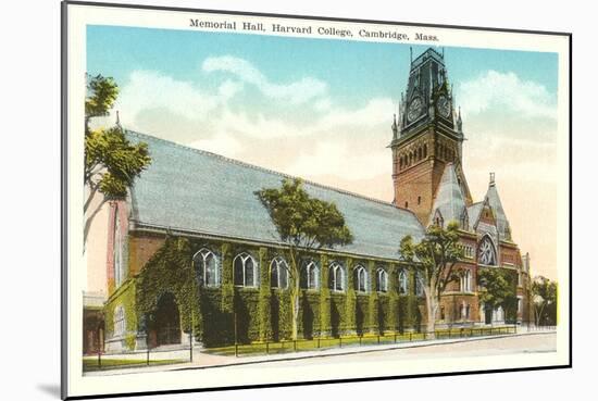 Memorial Hall, Harvard, Cambridge, Mass.-null-Mounted Art Print