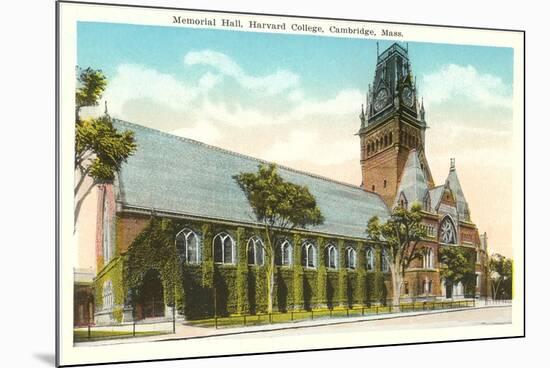 Memorial Hall, Harvard, Cambridge, Mass.-null-Mounted Premium Giclee Print