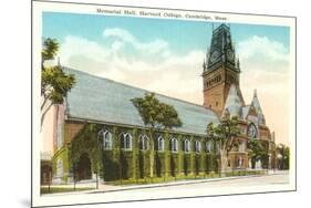 Memorial Hall, Harvard, Cambridge, Mass.-null-Mounted Premium Giclee Print