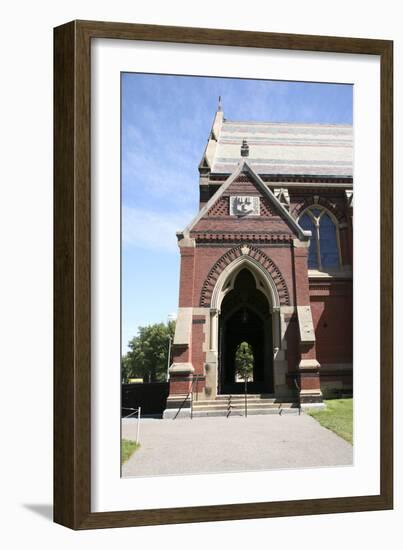 Memorial Hall on Harvard Campus in Cambridge, Massachusetts-pdb1-Framed Photographic Print