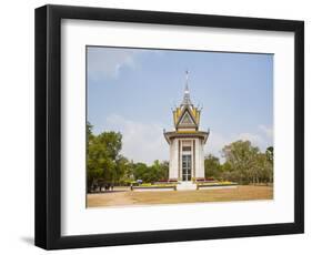 Memorial Monument at the Killing Fields in Phnom Penh, Cambodia, Indochina, Southeast Asia, Asia-Matthew Williams-Ellis-Framed Photographic Print