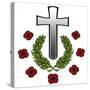 Memorial of graves on cemeteries in France and Belgium from World War One-Neale Osborne-Stretched Canvas