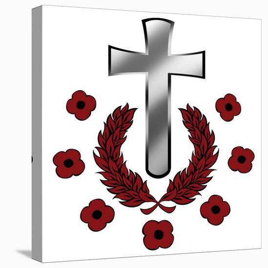 Memorial of graves on cemeteries in France and Belgium from World War One-Neale Osborne-Stretched Canvas