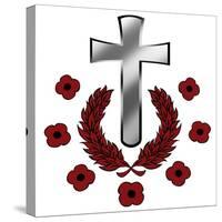 Memorial of graves on cemeteries in France and Belgium from World War One-Neale Osborne-Stretched Canvas