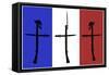 Memorial of graves on cemeteries in France and Belgium from World War One-Neale Osborne-Framed Stretched Canvas