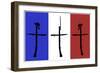 Memorial of graves on cemeteries in France and Belgium from World War One-Neale Osborne-Framed Giclee Print