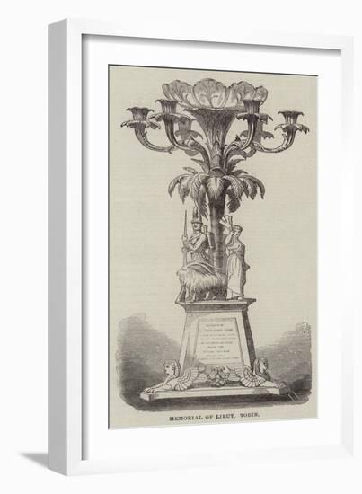 Memorial of Lieutenant Tobin-null-Framed Giclee Print