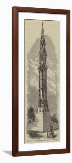 Memorial of the Late Sir Joseph Paxton at Coventry-null-Framed Giclee Print