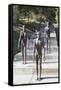 Memorial of the Victims of Communism, Prague, Bohemia, Czech Republic, Europe-Markus Lange-Framed Stretched Canvas