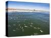 Memorial Paddle Out in Remembrance for Professional Surfer Andy Irons, Huntington Beach, Usa-Micah Wright-Stretched Canvas