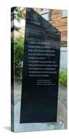 Memorial plaque Tribute to Chinese Pioneers at Chinese American Town, Locke-null-Stretched Canvas