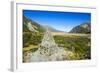 Memorial Pyramid in the Mount Cook National Park, South Island, New Zealand, Pacific-Michael Runkel-Framed Photographic Print