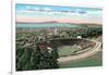 Memorial Stadium, Berkeley-null-Framed Art Print