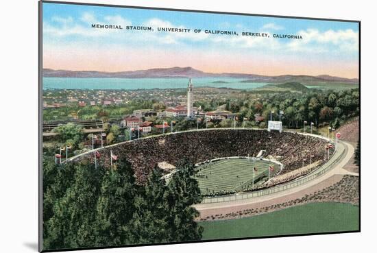 Memorial Stadium, Berkeley-null-Mounted Premium Giclee Print