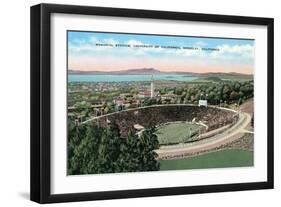 Memorial Stadium, Berkeley-null-Framed Art Print