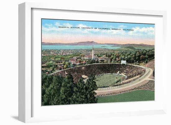 Memorial Stadium, Berkeley-null-Framed Art Print