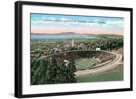 Memorial Stadium, Berkeley-null-Framed Art Print