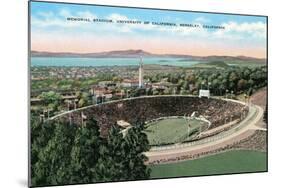 Memorial Stadium, Berkeley-null-Mounted Art Print