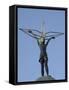 Memorial Statue, Peace Park, Hiroshima City, Western Japan-Christian Kober-Framed Stretched Canvas