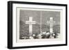 Memorial Stone at the Graves of Lieutenants Melvill and Coghill, the Zulu War, 1879-null-Framed Giclee Print