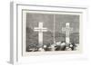 Memorial Stone at the Graves of Lieutenants Melvill and Coghill, the Zulu War, 1879-null-Framed Giclee Print