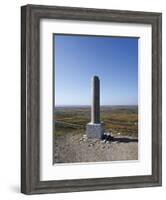 Memorial Stone Commemorating Battle of Cannae-null-Framed Giclee Print