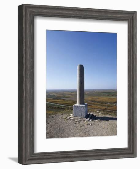 Memorial Stone Commemorating Battle of Cannae-null-Framed Giclee Print